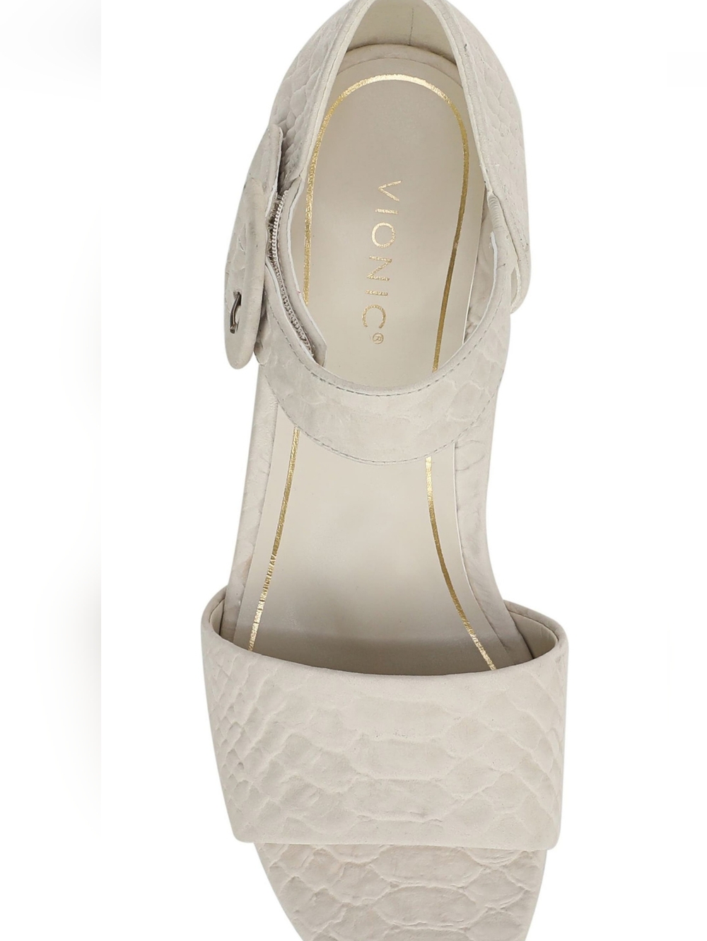 Sizes 5 To 13 Vionic Comfy Block 2.5" Heels Leather Summer Sandals Shoes - Picture 12 of 12